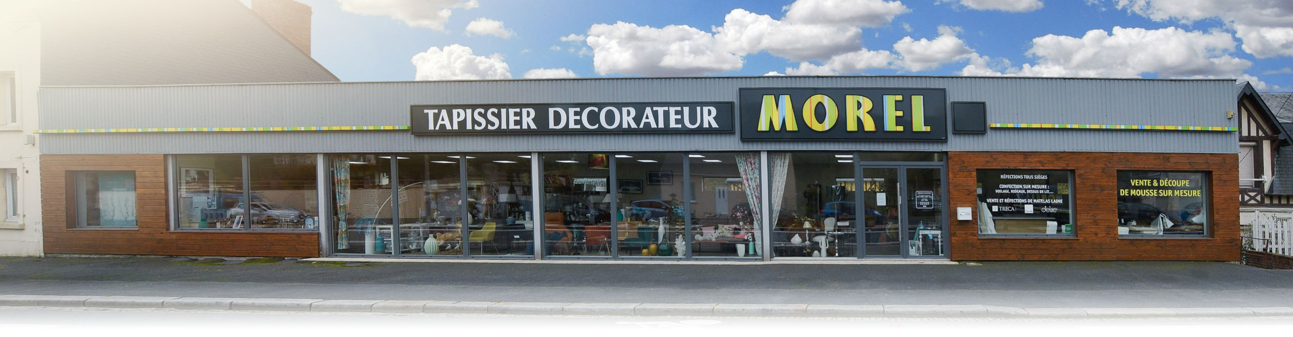 magasin tapissier décorateur Morel lisieux